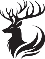 Deer Head Vector Style: Elegant Wildlife Designs for Logos and Graphics
