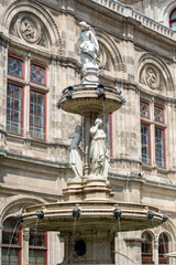 Fototapeta premium Vienna State Opera house. The historic opera house is a symbol and landmark of the city of Vienna, Austria