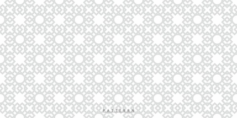 Pattern vector decorative editable stroke. Geometry shape basic. White color  