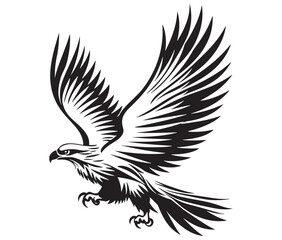  Flying eagle vector illustration