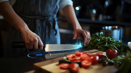 Culinary Artistry: A Chef's Hands Crafting Delectable Delights