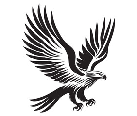  Flying eagle vector illustration