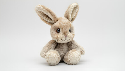 Obraz premium isolated toy bunny on the white background