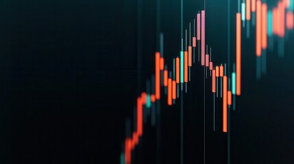 Macro shot of a digital tool showing market trends and positioning dynamics, Market Dynamics, Trend Analysis