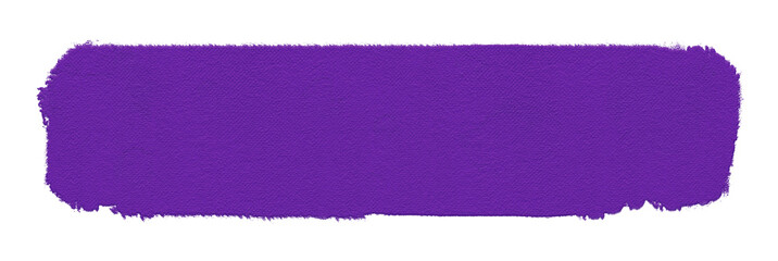 Obraz premium Purple brush stroke, a vibrant and textured splash of color, isolated on a transparent background, ideal for adding a bold artistic touch to designs