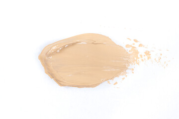 Foundation Stroke on White Background Top View