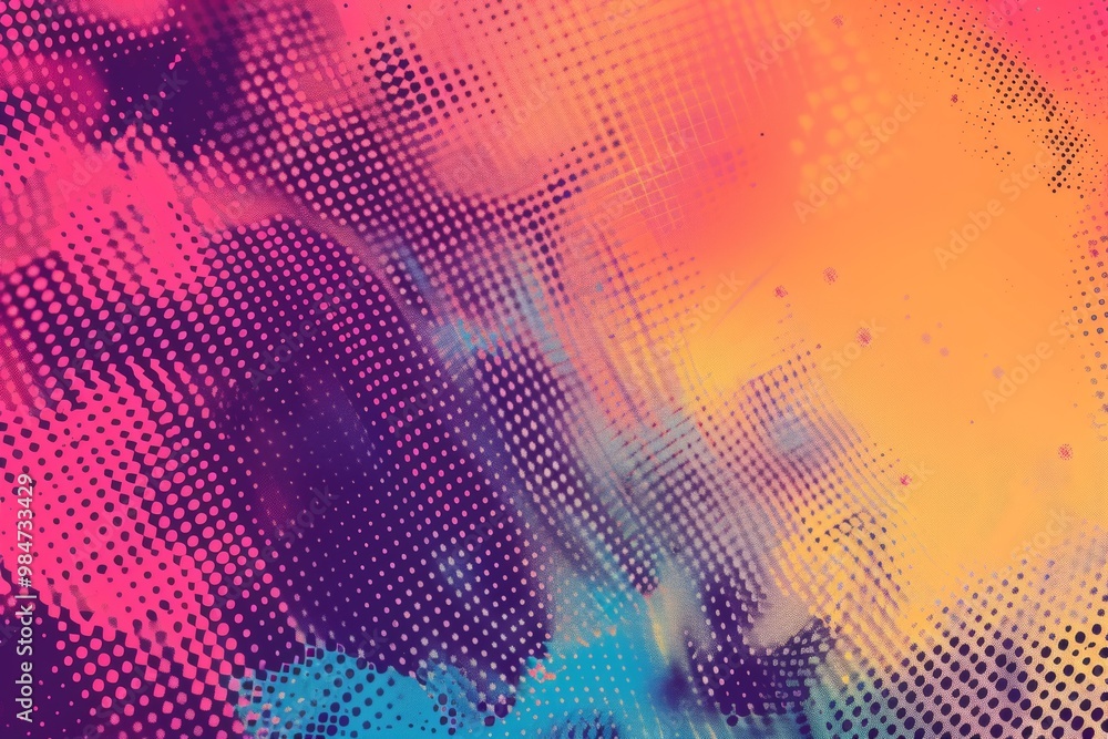 Poster vibrant and captivating abstract patterns enriched with bold colors and intricate textures that insp