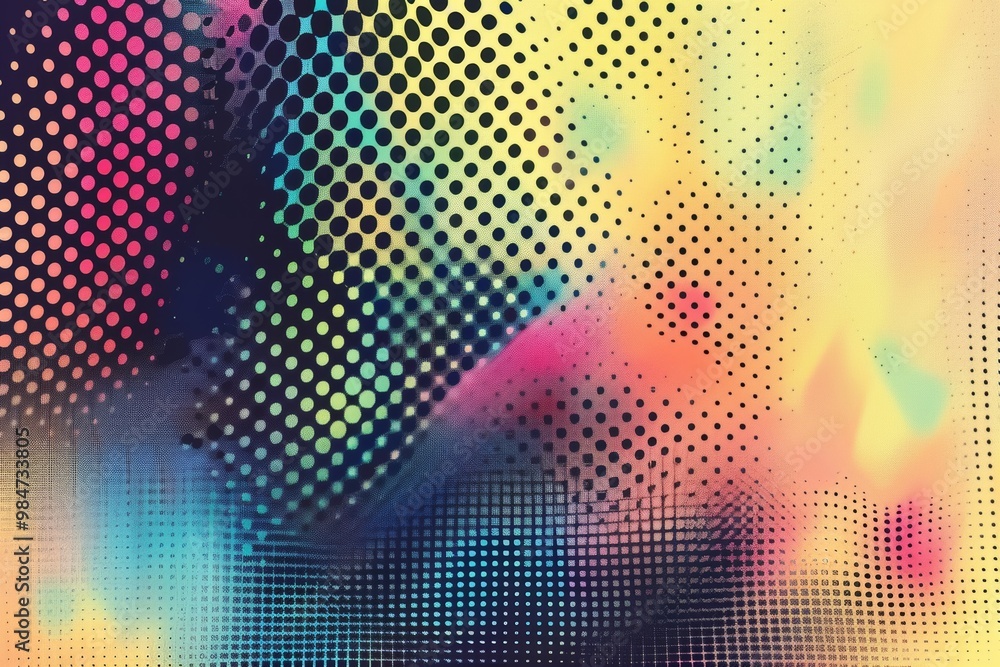 Poster vibrant and captivating abstract patterns enriched with bold colors and intricate textures that insp