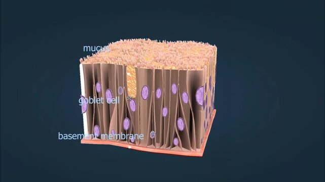 Pseudostratified ciliated columnar epithelium