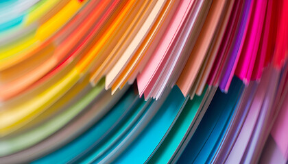 Obraz premium Color palette, paint sample guide, color catalog