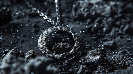 A luxury brand that only sells items made from materials found in outer space, from meteorite jewelry to stardust-infused skincare products