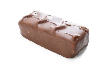 Chocolate bar, sweet candy isolated on transparent background