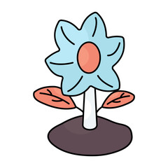 A premium download icon of flower 