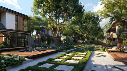 A lifestyle design focused on modular living, where rooms can be detached and reattached like puzzle pieces, allowing residents to customize their homes daily