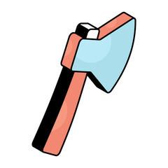 An icon design of axe