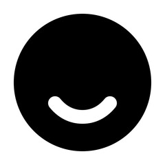 Emoji Smile Faceless Icon