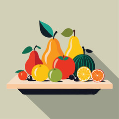 still life with fruits