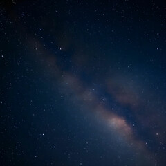 The beautiful shining stars in the night sky