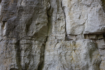 Natural stone sculpture background at Rattlesnake Point Conservation Area.