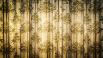 Obraz premium abstract vintage background with tree shadows on curtain