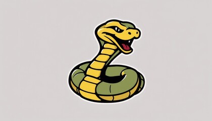 Fototapeta premium snake vector illustration. snake in the form of a snake. snake in the shape of a snake