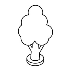 A perfect design icon of tree