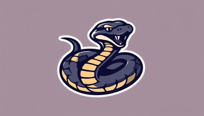 Fototapeta premium snake vector illustration. snake in the form of a snake. snake in the shape of a snake