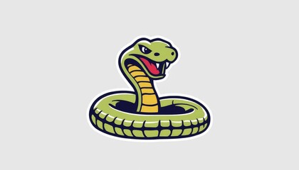 Fototapeta premium snake vector illustration. snake in the form of a snake. snake in the shape of a snake