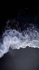 Dramatic Crashing Wave in Turbulent Ocean Storm