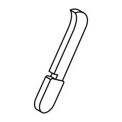 A colored design icon of knife