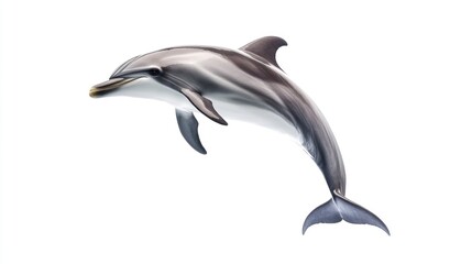Dolphin Leaping Through the Air
