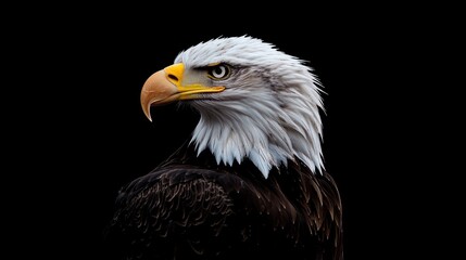 Obraz premium Majestic Bald Eagle Portrait