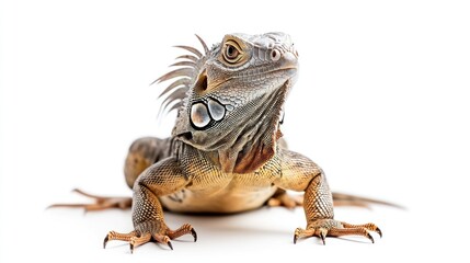 Obraz premium Green Iguana Portrait