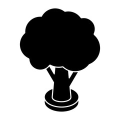 A perfect design icon of tree