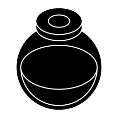      Trendy vector design of chemical flask