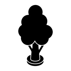 A perfect design icon of tree