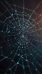 Abstract background with a cobweb pattern.