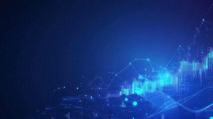 Abstract Digital Data Visualization