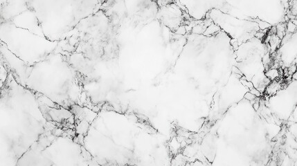 Obraz premium Elegant white marble surface with intricate gray veining, ideal for modern interiors.