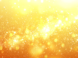 Golden Sparkling Light Rays with Glittering Stars design