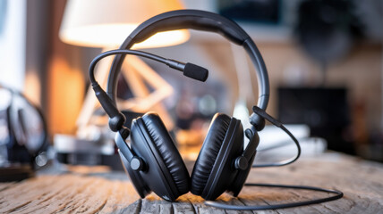 Headset With A Microphone