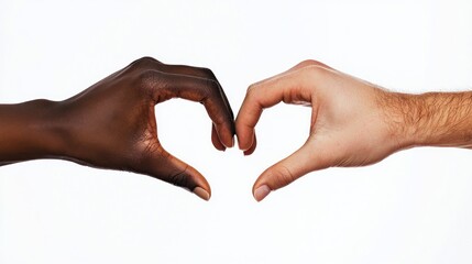 Hands Forming a Heart Shape