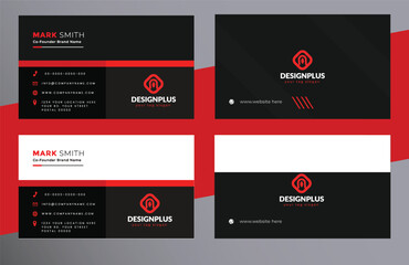 Set of print ready luxury visiting card, and Professional brand business card bundle