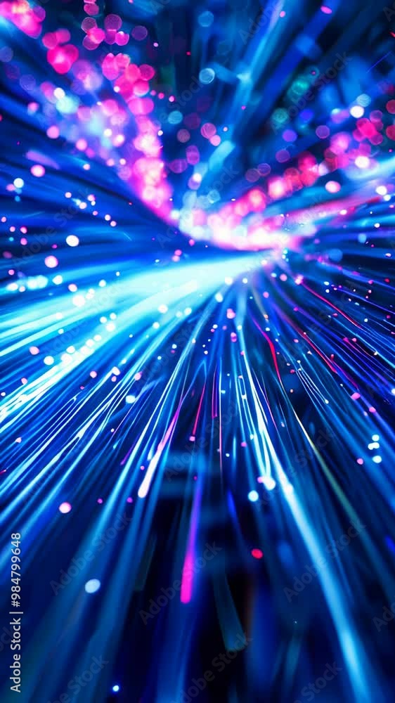 Aufkleber digital background featuring an abstract, digital space with glowing lights and futuristic elements