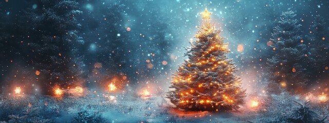 Background holiday tree light xmas card winter happy green merry. Gold tree festive background holiday red blue noel eve decor ornament banner branch night white year frame new greeting gift snow