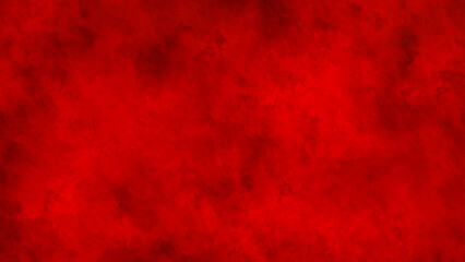 Abstract red grunge vector background with bright colors splashes for cover design, poster