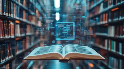 Personalized reading recommendations with AI, showing digital platforms tailoring book suggestions