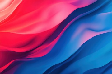 Obraz premium Dynamic crimson and azure gradient backdrops for fashion advertisements: a selection of gentle, luminous gradient wallpapers for mobile applications, user interfaces, banners, and posters