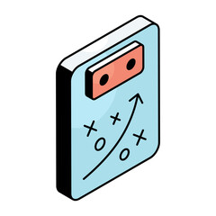 Obraz premium Premium download icon of tic tac toe 