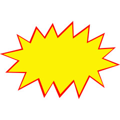 Yellow price tag with red edge. Price tag design. Sticker Price tag for product. Discount Sale Tag. Black Friday Deals. Shopping stickers and badges for merchandise and promotion